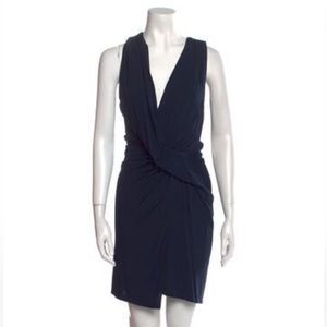 Haute Hippie V-neck navy mini dress size XS